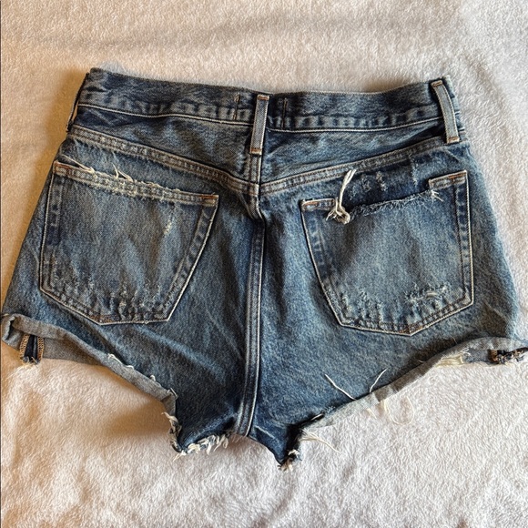 AGOLDE Parker Vintage Cut Off Shorts in Swapmeet - Size 26 - Picture 6 of 6